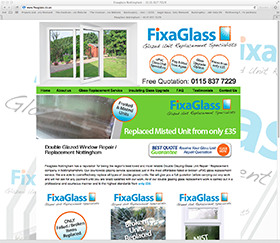 Fixaglasswebsitedesignhucknallnottingham